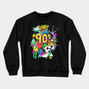 90's Shirt Vintage I Love the 90s 1990's Nostalgia Throwback Crewneck Sweatshirt